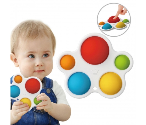 WOOPIE BABY Zabawka Sensoryczna Gryzak Antystresowy  POP IT Montessori