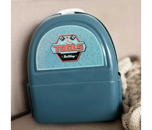 WOOPIE Zestaw Małego Majsterkowicza Warsztat w Plecaku 18 el.