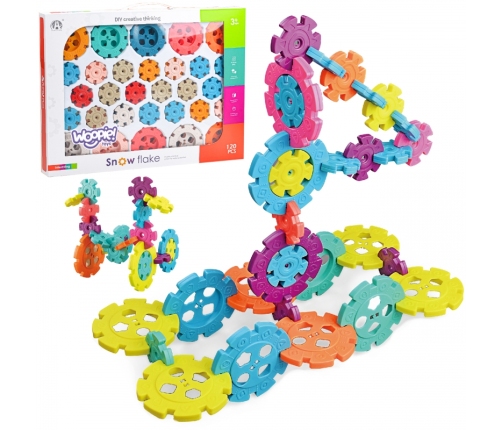 WOOPIE Klocki Konstrukcyjne Wafle Jeżyki 120 el.