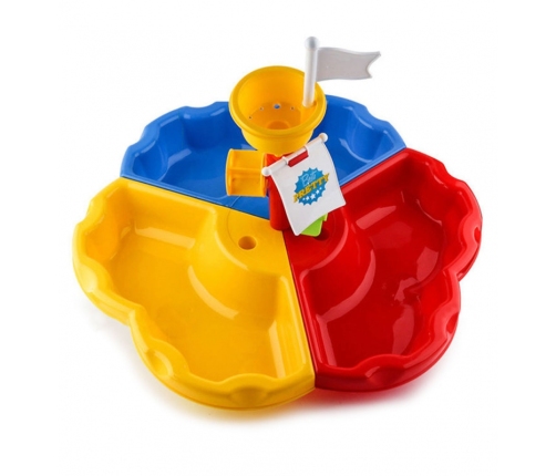 WOOPIE Stolik Wodny Piaskownica 3w1 Statek Piracki 13 el.