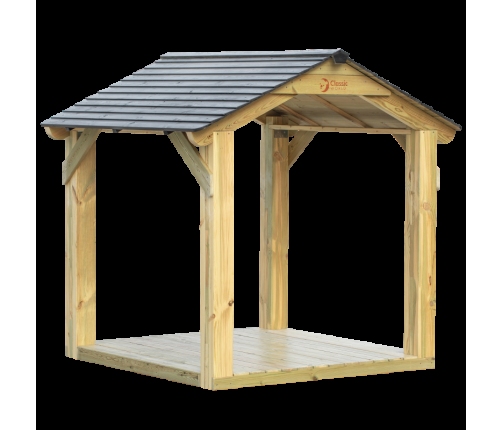 CLASSIC WORLD EDU Duży Drewniany Domek Altana