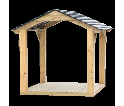 CLASSIC WORLD EDU Duży Drewniany Domek Altana