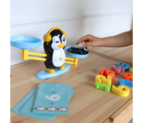 WOOPIE Waga Równoważnia Szalkowa Nauka Liczenia Pingwin