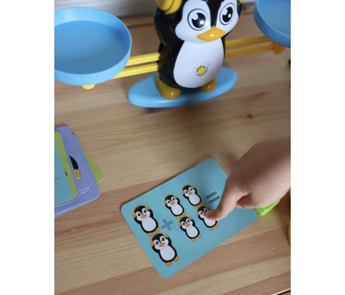 WOOPIE Waga Równoważnia Szalkowa Nauka Liczenia Pingwin