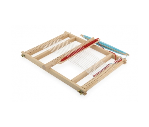VIGA Drewniane Krosno Warsztat Tkacki Zestaw do tkania Montessori