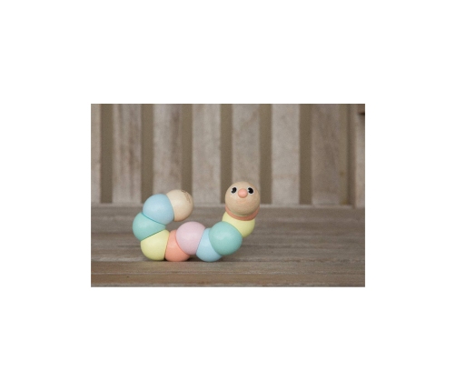 CLASSIC WORLD Drewniana Gąsienica Kolorowa do Zginania i Skręcania