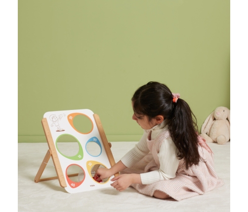 VIGA Drewniana Gra Zręcznościowa Rzut Do Celu Certyfikat FSC