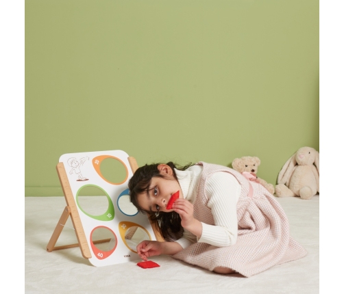 VIGA Drewniana Gra Zręcznościowa Rzut Do Celu Certyfikat FSC