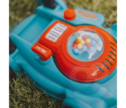 WOOPIE Kosiarka dla Dzieci Dźwięk + Zestaw Kask Kanister