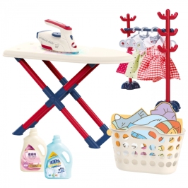 WOOPIE Zestaw XXL Deska do Prasowania z Żelazkiem Wieszakiem Koszem na Pranie i Ubraniami 14 el. WOOPIE Zestaw XXL Deska do Prasowania z Żelazkiem Wieszakiem Koszem na Pranie i Ubraniami 14 el.