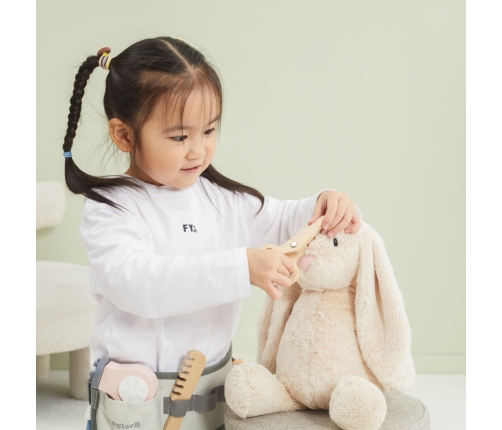 VIGA PolarB Drewniany Zestaw Fryzjerski Pas z Narzędziami