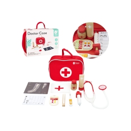 CLASSIC WORLD Drewniany Zestaw Walizka Małego Doktora Lekarza 19 el. CLASSIC WORLD Drewniany Zestaw Walizka Małego Doktora Lekarza 19 el.