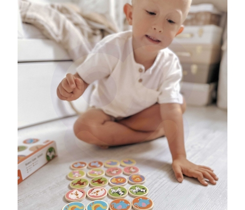 VIGA Gra Zapamiętywanie Memory Zwierzątka