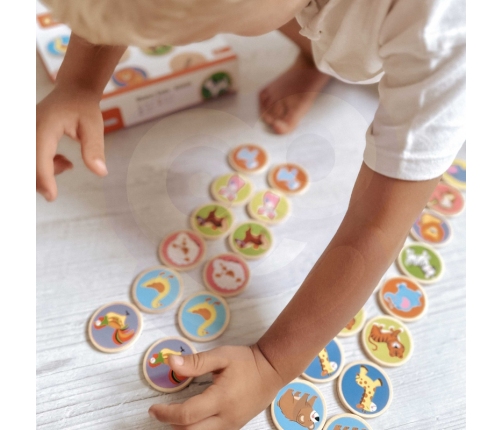 VIGA Gra Zapamiętywanie Memory Zwierzątka