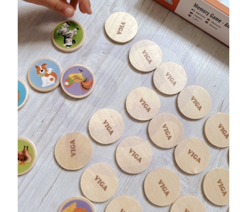 VIGA Gra Zapamiętywanie Memory Zwierzątka