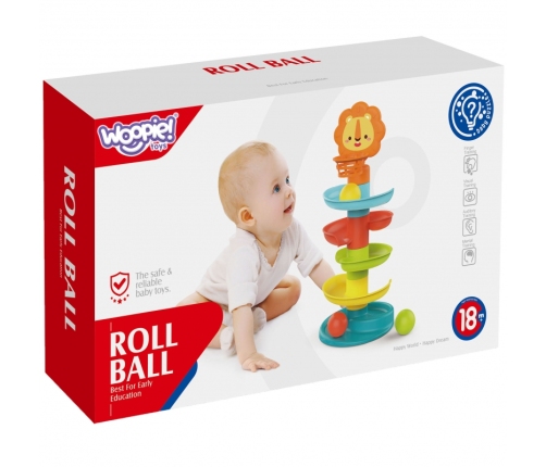 WOOPIE BABY Tor Zjeżdzalnia Kulek Wieża z Piłeczkami Kulodrom