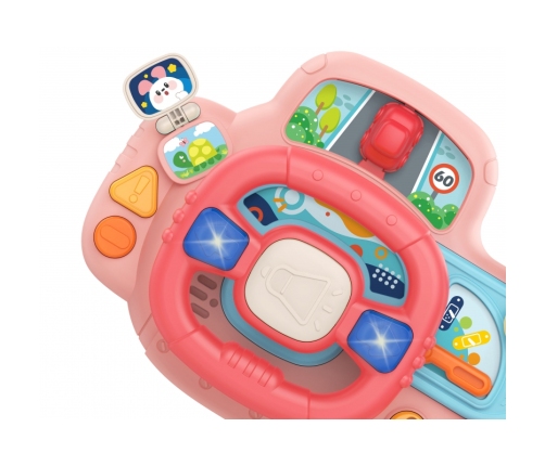 WOOPIE BABY Kierownica Samochodowa Interaktywna z Swiatłami Dźwiękiem