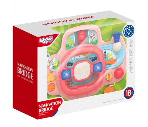 WOOPIE BABY Kierownica Samochodowa Interaktywna z Swiatłami Dźwiękiem