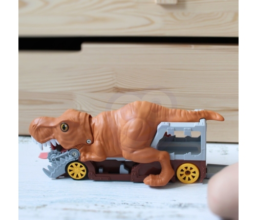 WOOPIE Dinozaur Wyrzutnia Samochodów + Auto 1szt.