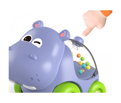 WOOPIE BABY Grzechotka Samochodzik Pojazd Hipopotam