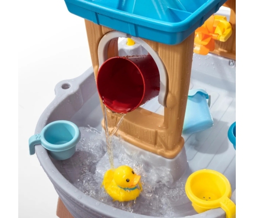 Step2 Stół Wodny z Deszczownicą Wiaderkiem i Lejkiem + Zwierzątka