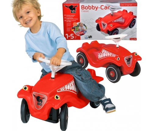 Stumjamā mašīna Bobby Car Classic Red