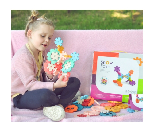 WOOPIE Klocki Konstrukcyjne Wafle Jeżyki 120 el.