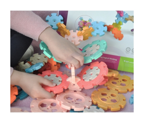 WOOPIE Klocki Konstrukcyjne Wafle Jeżyki 120 el.