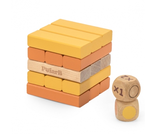 VIGA PolarB Drewniana Gra Wieża Układanka