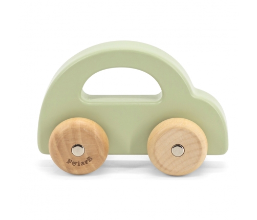 VIGA PolarB Drewniany Samochodzik do Pchania Zielony