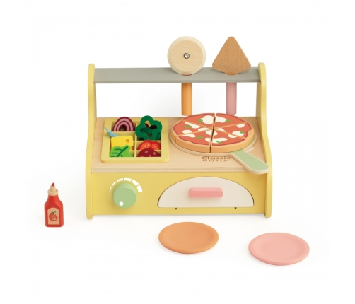 CLASSIC WORLD Drewniany Piec do Pizzy Oven Pizza 3+ FSC