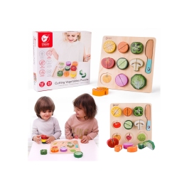 CLASSIC WORLD Drewniany Zestaw do Krojenia Warzyw CLASSIC WORLD Drewniany Zestaw do Krojenia Warzyw