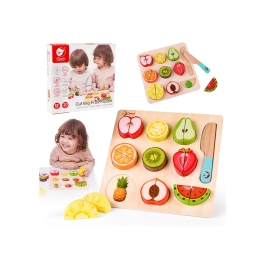 CLASSIC WORLD Zestaw do Krojenia Owoców na Rzepy MONTESSORI 20 el. CLASSIC WORLD Zestaw do Krojenia Owoców na Rzepy MONTESSORI 20 el.