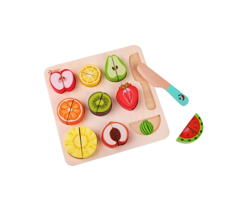CLASSIC WORLD Zestaw do Krojenia Owoców na Rzepy MONTESSORI 20 el.