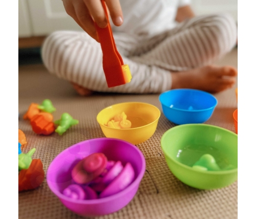 WOOPIE Gra Edukacyjna Sorter Kolorów Pojazdy 44 el.