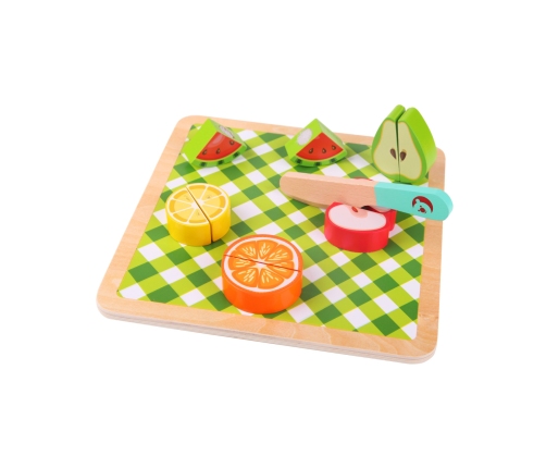 CLASSIC WORLD Zestaw do Krojenia Owoców na Rzepy MONTESSORI 20 el.