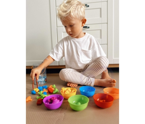 WOOPIE Gra Edukacyjna Sorter Kolorów Morska Kraina 64 el.