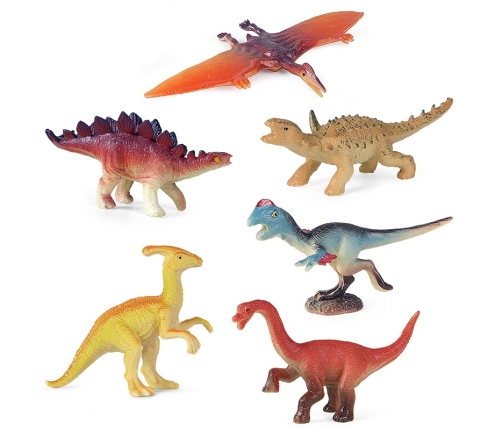 WOOPIE Zestaw Figurki Dinozaury 18 szt. - wersja 1