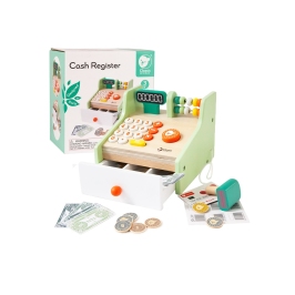 CLASSIC WORLD Drewniana Kasa Sklepowa Dla Dzieci