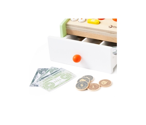 CLASSIC WORLD Drewniana Kasa Sklepowa Dla Dzieci
