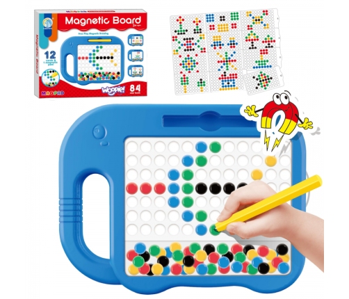 WOOPIE Tablica Magnetyczna dla Dzieci Montessori MagPad Słonik