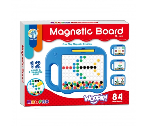 WOOPIE Tablica Magnetyczna dla Dzieci Montessori MagPad Słonik