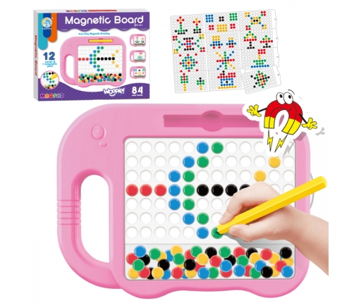 WOOPIE Tablica Magnetyczna dla Dzieci Montessori MagPad Słonik