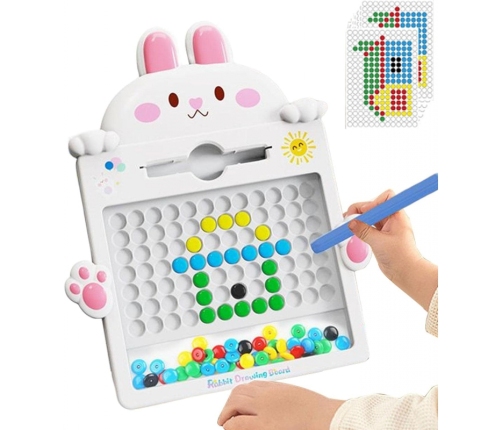 WOOPIE Tablica Magnetyczna dla Dzieci Montessori MagPad Królik