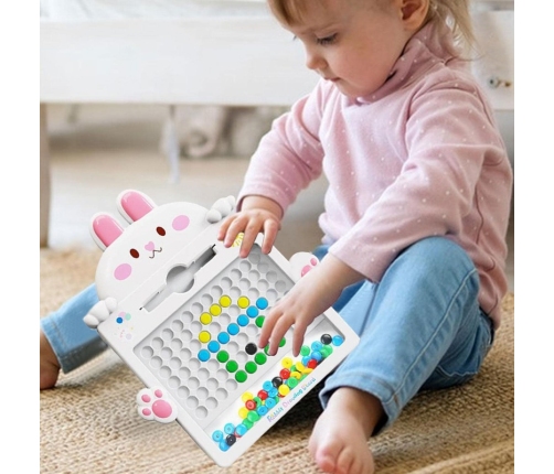 WOOPIE Tablica Magnetyczna dla Dzieci Montessori MagPad Królik