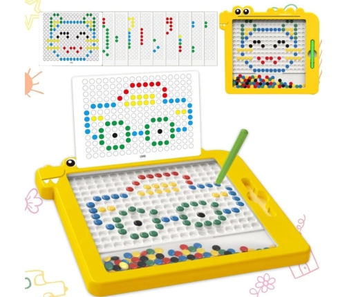 WOOPIE Tablica Magnetyczna dla Dzieci Montessori MagPad Dinozaur