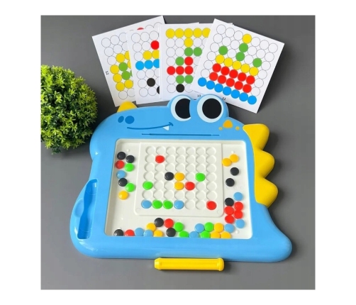 WOOPIE Tablica Magnetyczna dla Dzieci Montessori MagPad Dinozaur
