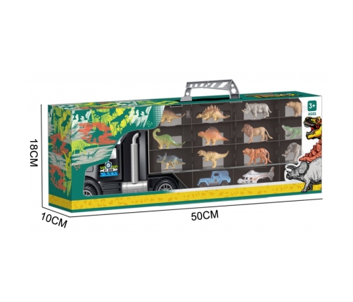 WOOPIE Samochód Transporter Dinozaury Ciężarówka