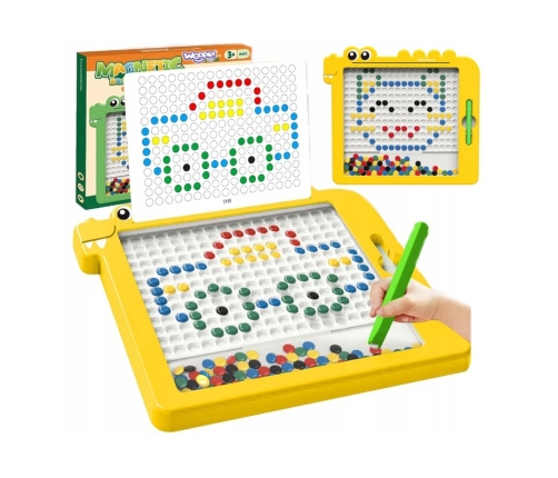 WOOPIE Tablica Magnetyczna dla Dzieci Montessori MagPad Dinozaur