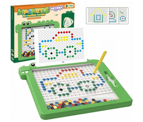 WOOPIE Tablica Magnetyczna dla Dzieci Montessori MagPad Dinozaur